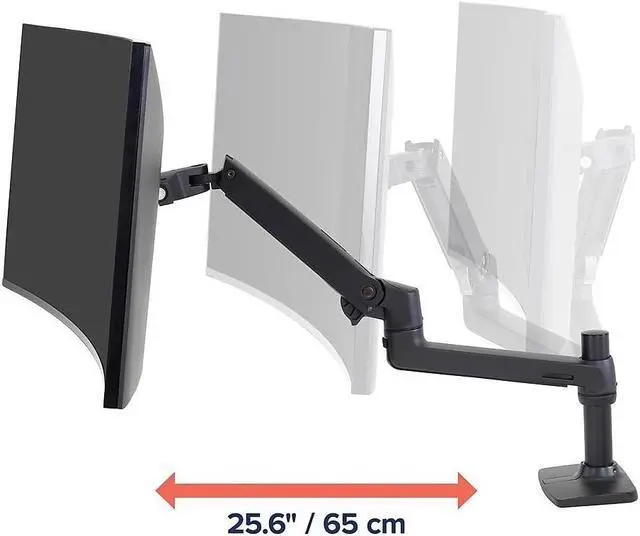 Alt view image 8 of 20 - LX Desk Monitor Arm 45-241-224 (matte black)