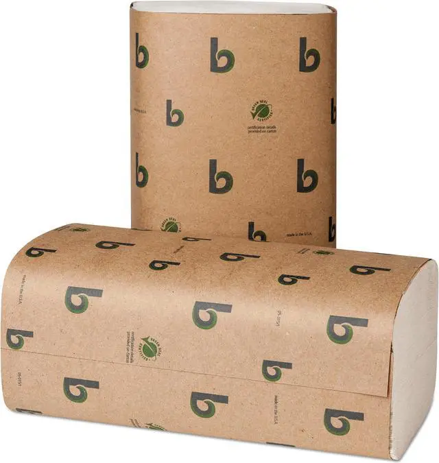 Main image of Boardwalk BWK52GREEN Green Single- Fold Towels