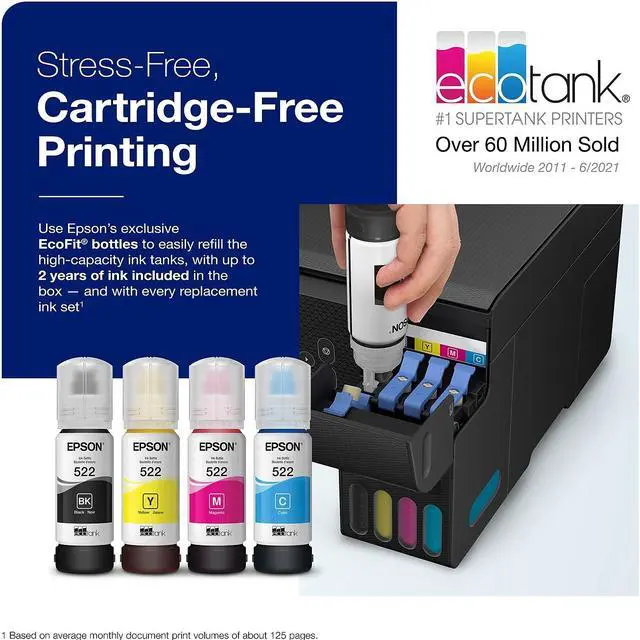 Alt view image 4 of 9 - Epson C11CH71201 EcoTank® ET-16650 Wide-format All-in-One Business Supertank Printer - Inkjet - 4800 x 1200 dpi - 4 x Built-In Tanks - 66,000 Pages - 99 Copies - ESC/P-R - Wi-Fi
