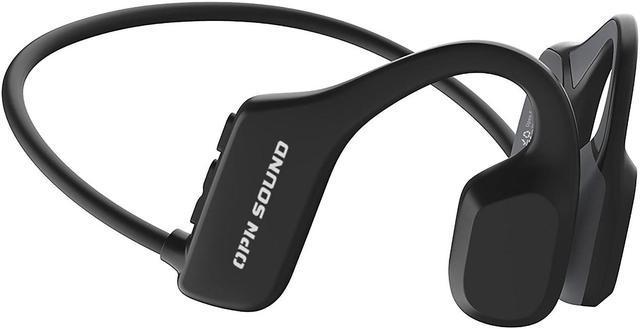 OPN Sound Mezzo Wireless Bluetooth Bone-Conduction Neckband Headphones with  Microphone Black (OS2000BK)