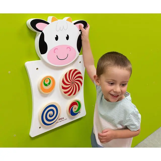 Alt view image 4 of 6 - Learning Advantage Single Activity Wall Panel Cow (CTU50677)