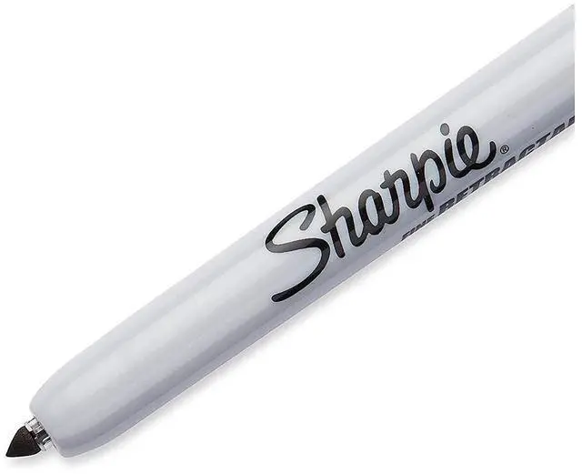 Alt view image 6 of 6 - Retractable Sharpie Marker Fine Point 12/BX Black 32701DZ