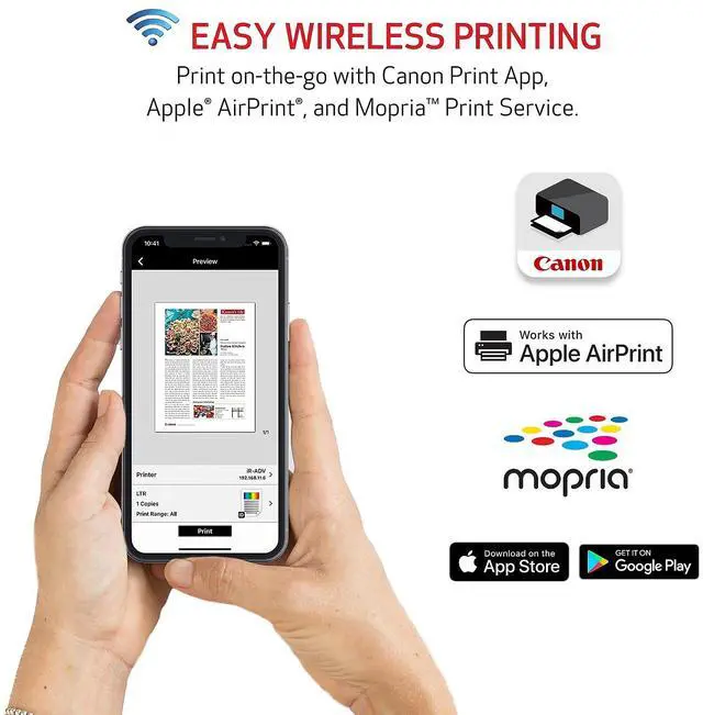 Alt view image 18 of 20 - Canon PIXMA TS6420a Wireless All-In-One Inkjet Printer, Black #4462C082AA