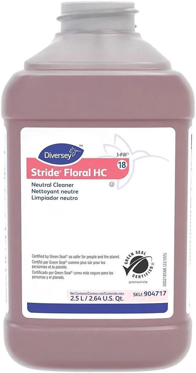 Alt view image 3 of 8 - Stride HC Floor Cleaner Floral 84.5 Oz. 904717