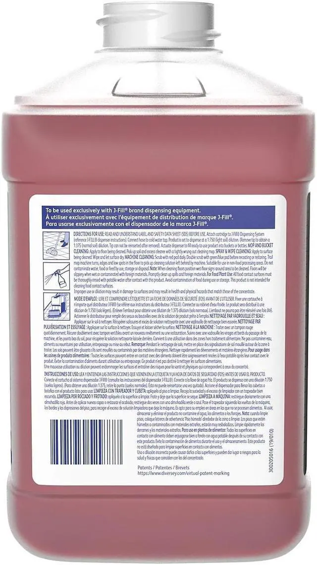 Alt view image 5 of 8 - Stride HC Floor Cleaner Floral 84.5 Oz. 904717
