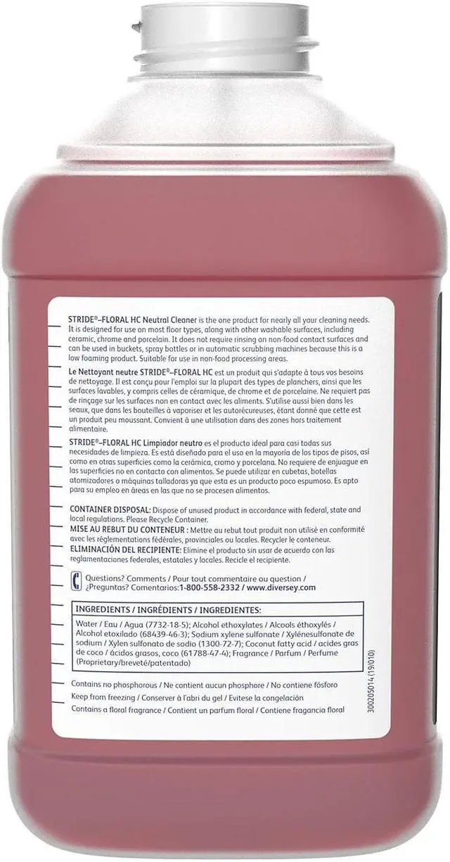 Alt view image 4 of 8 - Stride HC Floor Cleaner Floral 84.5 Oz. 904717