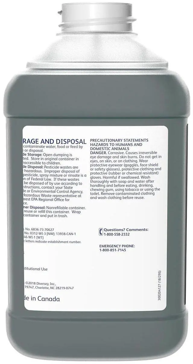 Alt view image 3 of 7 - Crew NA SC Disinfectant for Diversey J-Fill Floral 420551