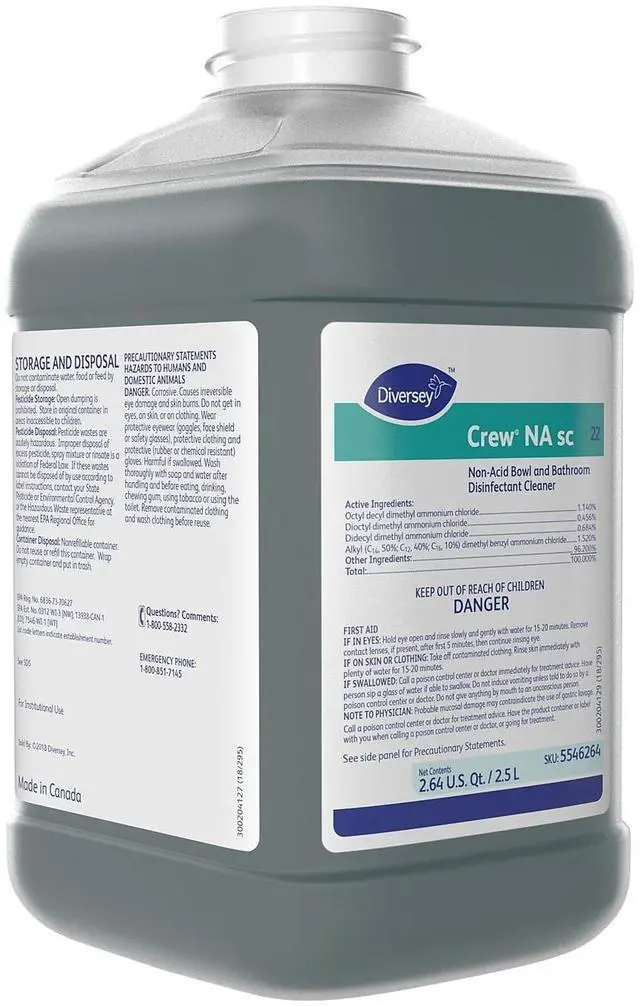Alt view image 6 of 7 - Crew NA SC Disinfectant for Diversey J-Fill Floral 420551