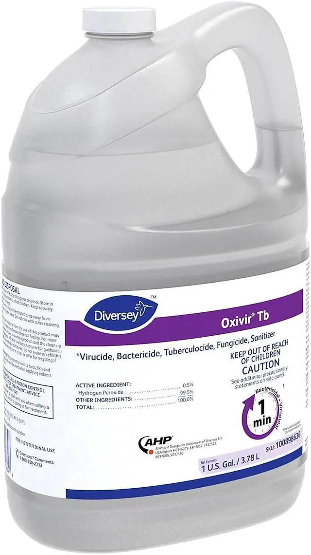 Alt view image 7 of 10 - Diversey 100898636 Cleaner and Disinfectant, 1 Gal.,PK4