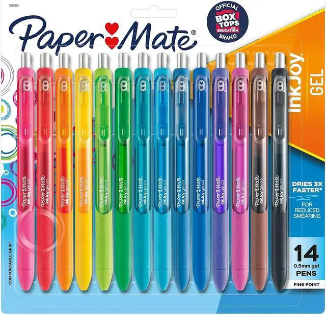 Alt view image 2 of 8 - Paper Mate InkJoy Retractable Gel Pens Fine Point Assorted Ink 2398804