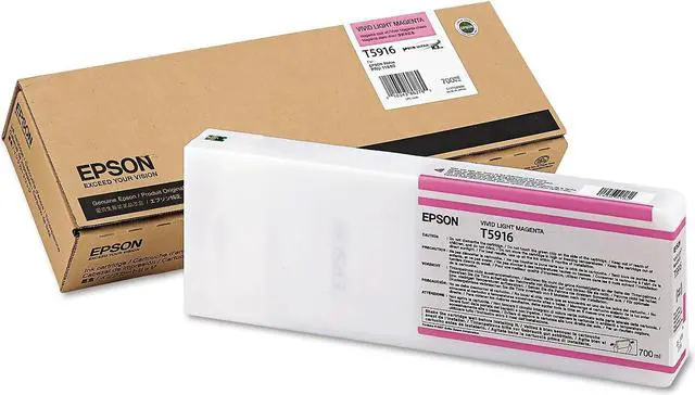 Alt view image 7 of 8 - Epson - T591600 - Epson Vivid Light Magenta Ink Cartridge - Inkjet - Light Magenta