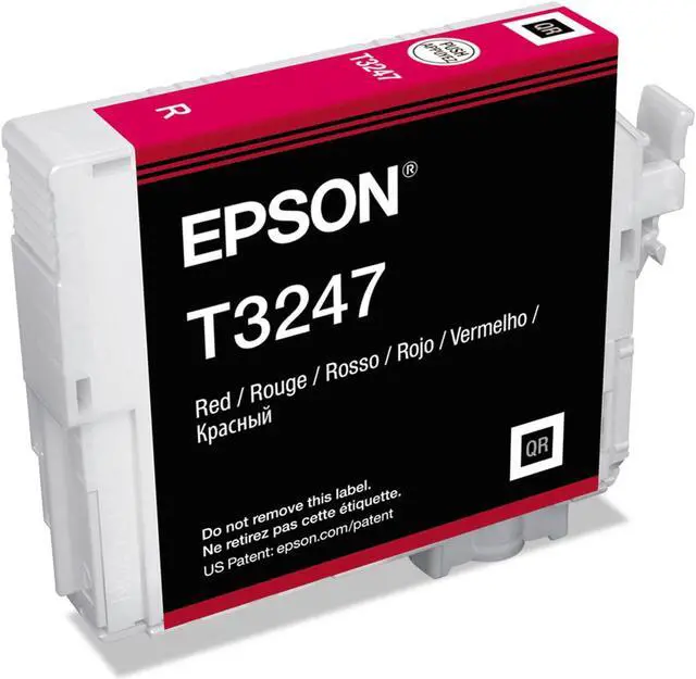 Alt view image 10 of 10 - EPSON PRINT T324720 ULTRACHROME HG2 RED INK CARTRIDGE, STANDARD CAPACITY