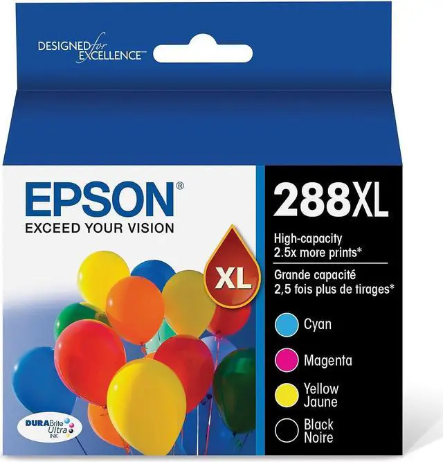 Main image of Epson T288XL Black/Cyan/Magenta/Yellow Ink T288XL-XCS