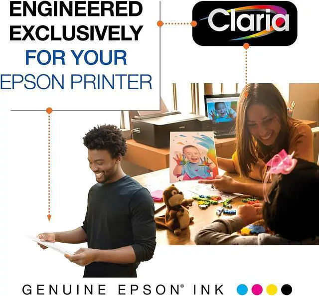 Alt view image 7 of 7 - Epson T312 Claria Standard Capacity Ink Cartridge, 3 Pack, Cyan/Magenta/Yellow