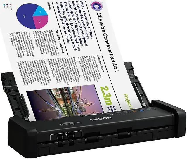 Alt view image 16 of 20 - Epson B11B243201 DS-320 Document Scanner