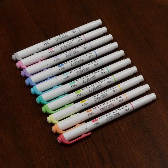 Alt view image 11 of 16 - Zebra Mildliner Double Ended Highlighter Chisel/Bullet Tip Assorted Colors 78101