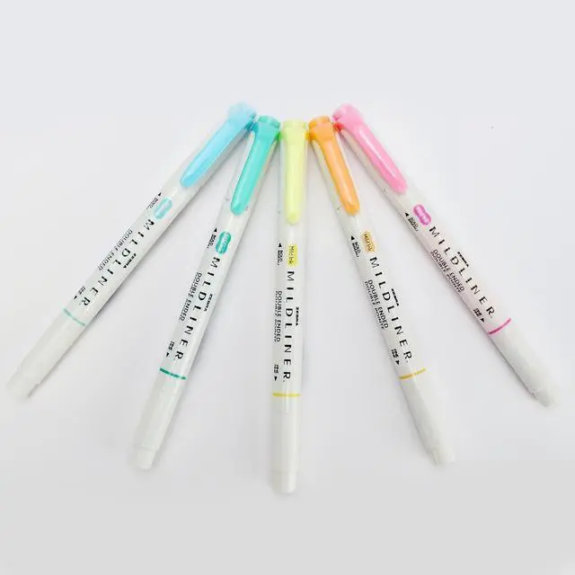 Alt view image 5 of 7 - Zebra Mildliner Double Ended Highlighter Chisel/Bullet Tip Assorted Colors 78105