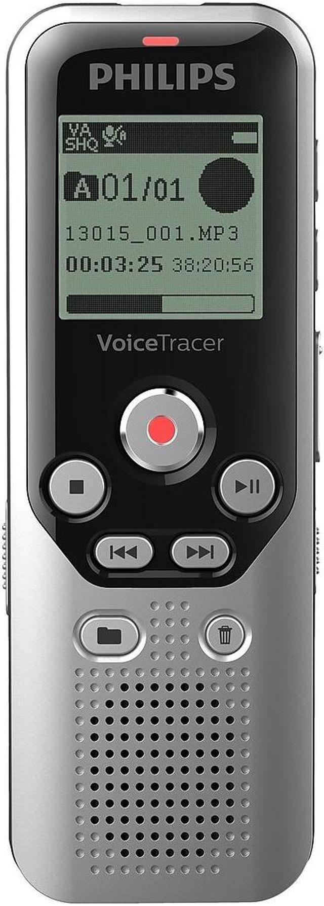 Alt view image 15 of 20 - Philips - VoiceTracer Digital Audio Recorder - Dark Silver & Black