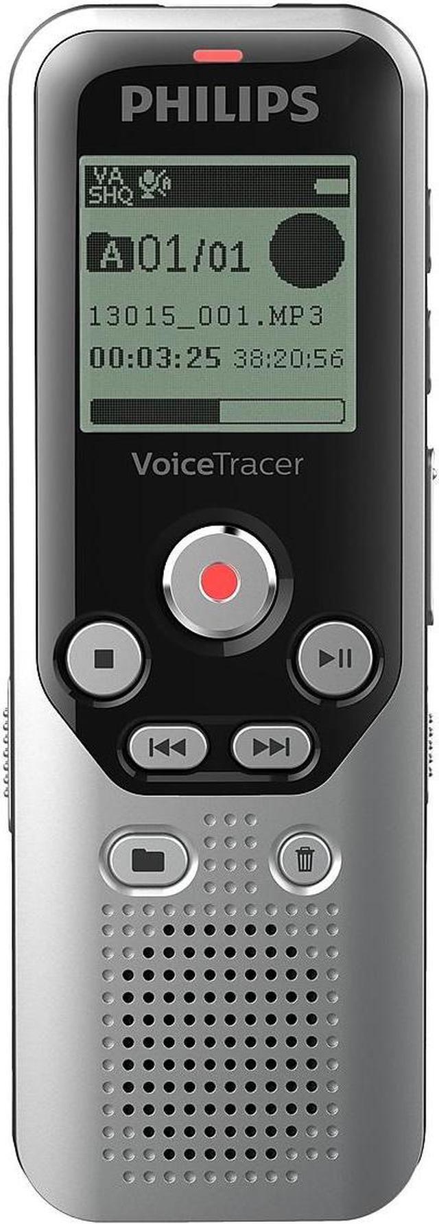 Alt view image 19 of 20 - Philips - VoiceTracer Digital Audio Recorder - Dark Silver & Black