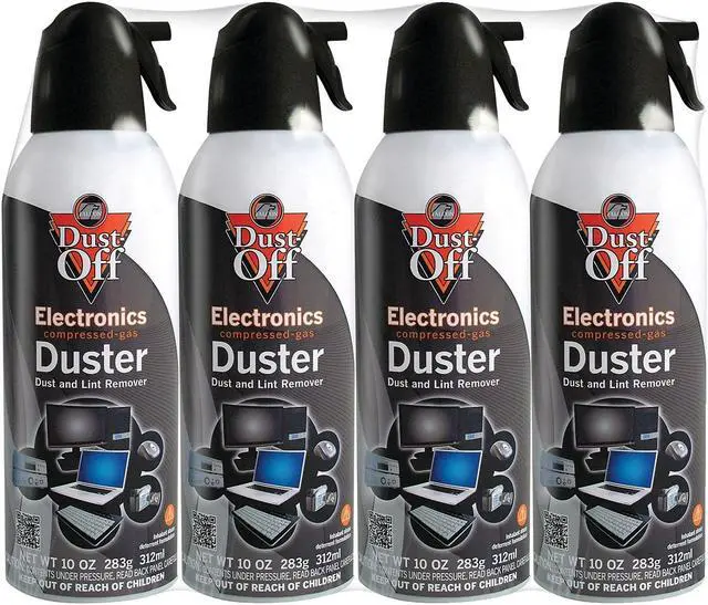 Alt view image 2 of 9 - Dust-Off DPSXL4A 10oz Electronics Dusters, 4 pk
