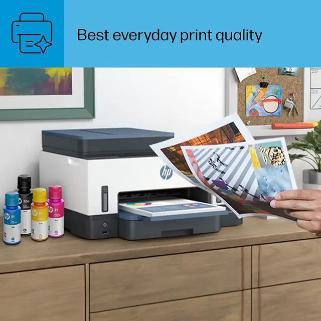 Alt view image 15 of 15 - HP Smart Tank 7602 All-in-One InkJet Printer, Color Mobile Print, Copy, Scan,