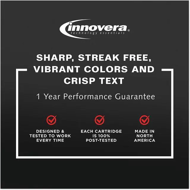 Alt view image 19 of 20 - Innovera Remanufactured Tri-Color Ink IVR63TRI, Replacement for HP 63 Ink Cartridge