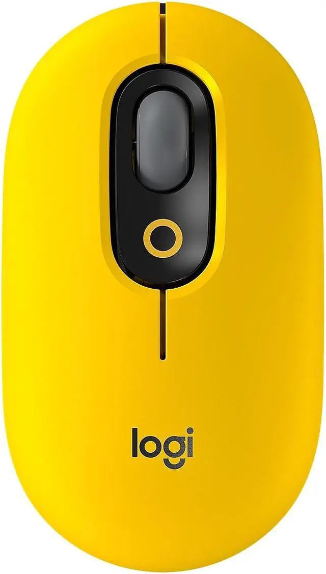 Alt view image 2 of 20 - Logitech POP Mouse with Customizable Emojis for Windows & Mac - Blast Yellow