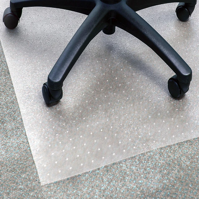 Alt view image 2 of 14 - Advantagemat® Vinyl Rectangular Chair Mat for Carpets up to 1/4" - 48" x 118", FR1130025EV