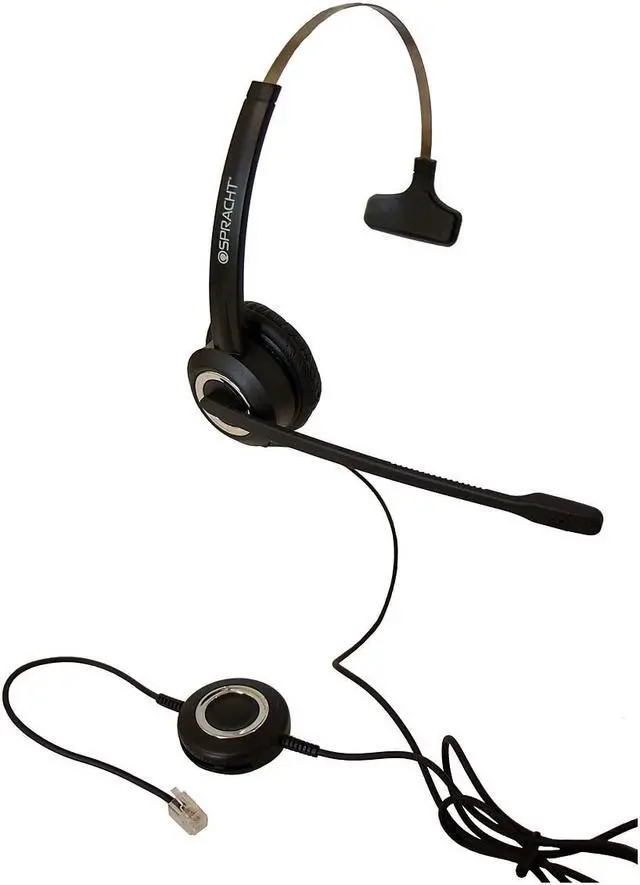 Alt view image 12 of 17 - Zum RJ9M Universal Desktop Headset - Monaural