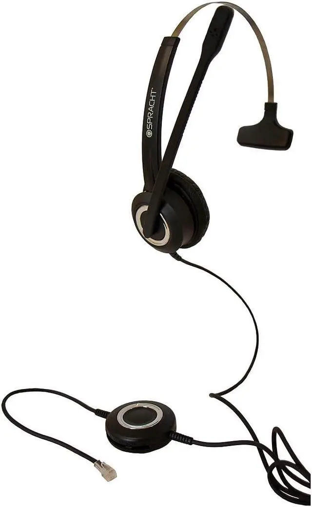 Alt view image 13 of 17 - Zum RJ9M Universal Desktop Headset - Monaural