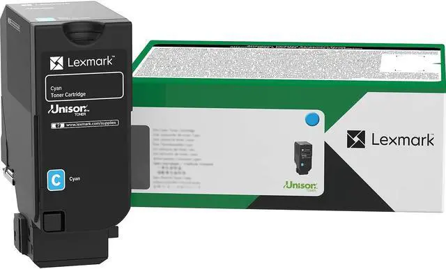 Alt view image 4 of 5 - Lexmark 735 Original Laser Toner Cartridge Cyan Pack 71C10C0