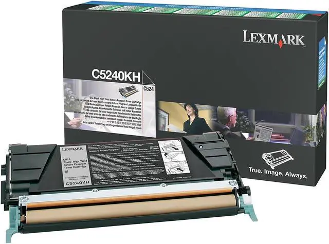 Alt view image 20 of 20 - Lexmark C5240KH High Yield Return Program Black Toner Cartridge for C524, C534