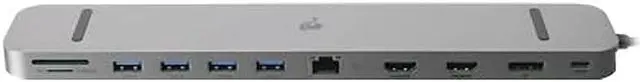 Alt view image 19 of 20 - IOGEAR Dock Pro USB-C Triple HD Dock w- PD 3.0
