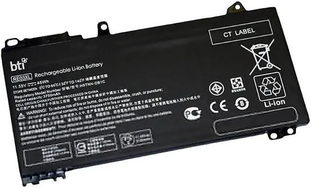 Alt view image 7 of 7 - Battery Technology Li-Ion Replacement Battery for HP Laptops 3750mAh (L32656-002-BTI)