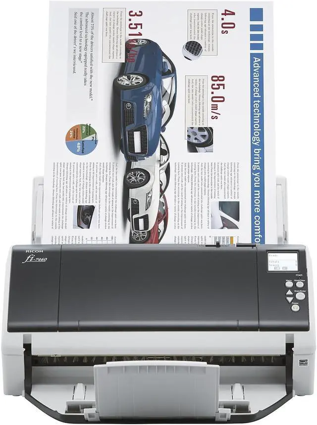 Alt view image 18 of 20 - Ricoh FI-7460 Workgroup Duplex Document Scanner (PA03710-B055)