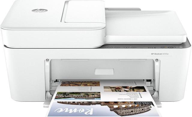 Alt view image 10 of 16 - HP Deskjet 4255e Wireless Inkjet Multifunction Printer Color White 588S6AB1H