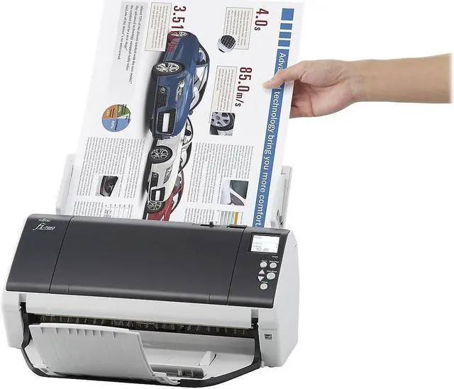 Alt view image 11 of 11 - Ricoh Fi-7480 (PA03710-B005) Duplex 600 dpi USB Color Wide Format ADF Document Scanner
