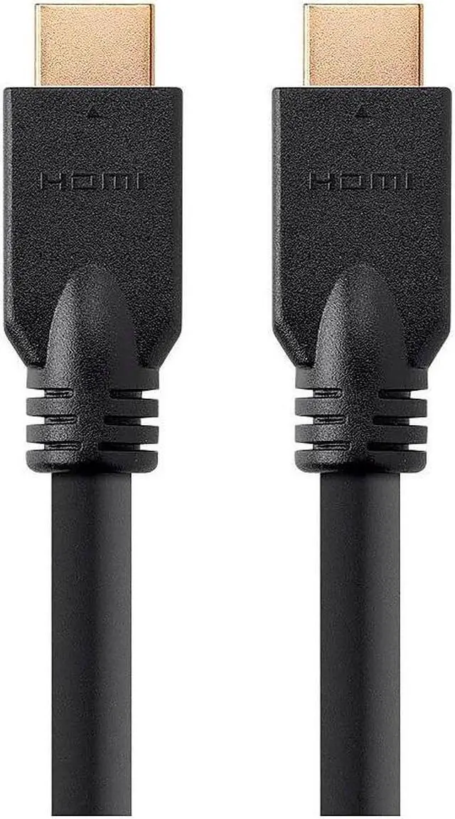 Alt view image 16 of 20 - Monoprice HDMI Cable - 50 Feet - Black (No Logo) High Speed, 1080p@60Hz, 10.2Gbps, 24AWG, CL2, Compatible with UHD TV and More - Commercial Series