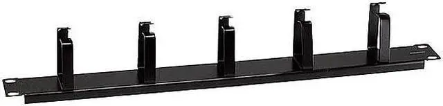 Alt view image 9 of 14 - Monoprice 1U Premium Cable Management With 5 Metal D-Ring, 1.75in (H) X 19in (W)