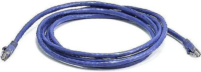 Alt view image 5 of 9 - Monoprice Cat6 Ethernet Patch Cable - Network Internet Cord - RJ45, Stranded, 550Mhz, UTP, Pure Bare Copper Wire, 24AWG, 7ft, Purple