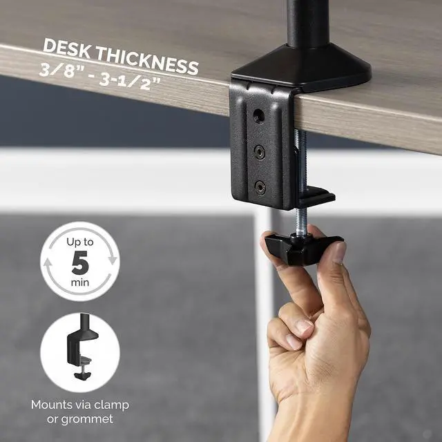 Alt view image 15 of 19 - Fellowes Reflex Single Monitor Arm 8502501