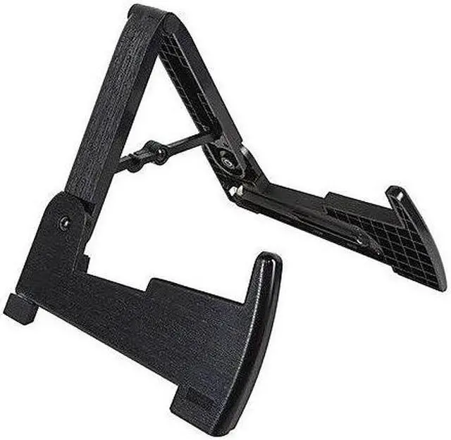 Alt view image 6 of 9 - Monoprice Classic Single Guitar Stand - Black | 25 - 29 Inch Adjustable Neck, 20.5 Inch Base Span Compatible With All Standard Sized Guitars