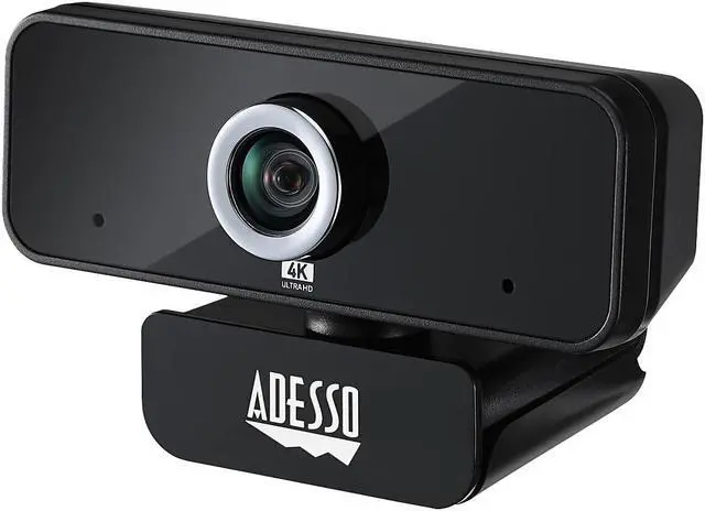 Alt view image 3 of 9 - Adesso CyberTrack 6S Webcam - 8 Megapixel - 30 fps - USB 2.0 - TAA Compliant