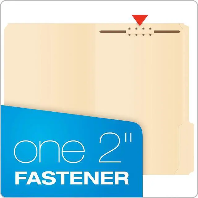 Alt view image 15 of 20 - Pendaflex Fastener Folders 1 Fasteners 1/3 Cut Tabs Legal Manila 50/Box FM310