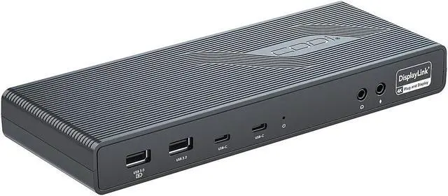 Alt view image 12 of 20 - CODi Dual USB-C 4K Universal Docking Station A01200