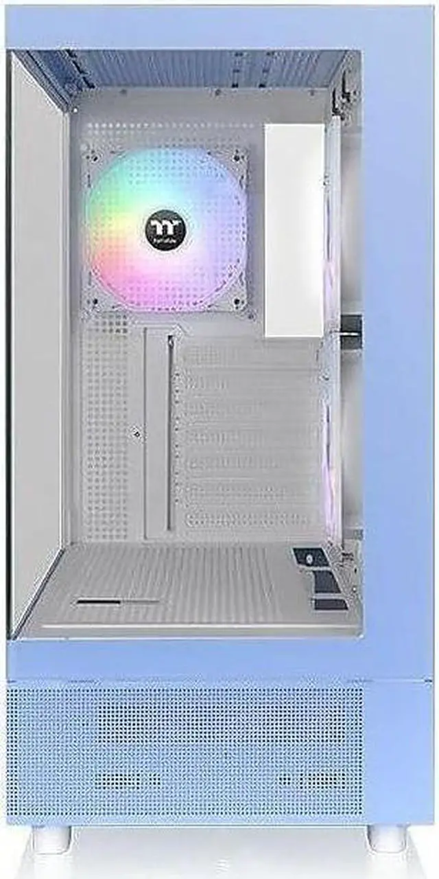 Alt view image 16 of 18 - Thermaltake View 270 Plus TG ARGB Hydrangea Blue Mid Tower E-ATX Case 3x120mm ARGB Fans Included; Support Up to 360mm Radiator Front & Side Dual Tempered Glass Panel CA-1Y7-00MFWN-01