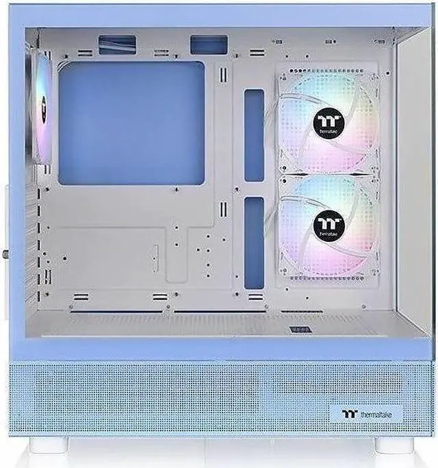 Alt view image 17 of 18 - Thermaltake View 270 Plus TG ARGB Hydrangea Blue Mid Tower E-ATX Case 3x120mm ARGB Fans Included; Support Up to 360mm Radiator Front & Side Dual Tempered Glass Panel CA-1Y7-00MFWN-01
