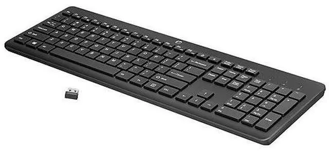 Alt view image 13 of 17 - HP 230 Wireless Keyboard - 2.4GHz Bluetooth with Number Pad Keyboard - 3L1E7AA