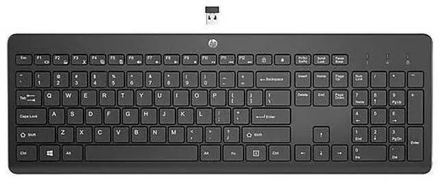 Alt view image 14 of 17 - HP 230 Wireless Keyboard - 2.4GHz Bluetooth with Number Pad Keyboard - 3L1E7AA