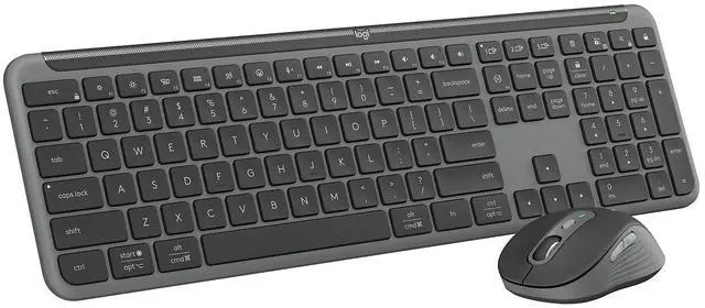 Alt view image 7 of 20 - Logitech MK955 Wireless Keyboard and Optical Mouse Combo Black (920-012425)